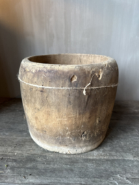 Luksa houten pot antiek nr.3