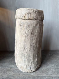 Nepalese houten pot XL nr.3