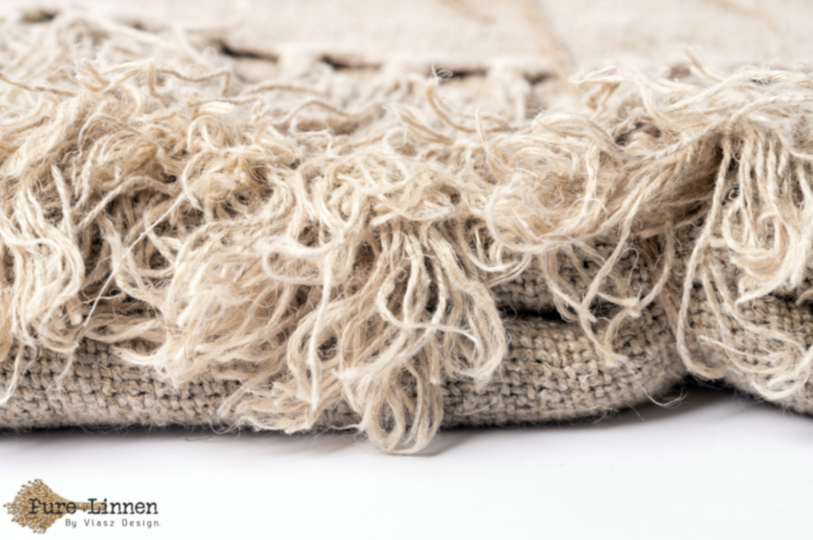 Pure Linnen plaid 100% linnen Delilah naturel