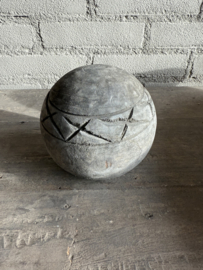 Houten deco bal