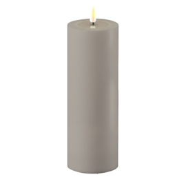 Deluxe outdoor led candle grey 7,5x20