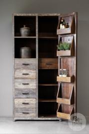 Voorraadkast Pantry oud hout