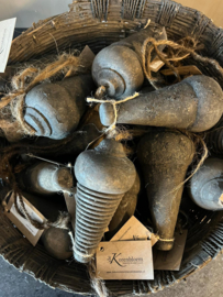 Houten klos bewerkt