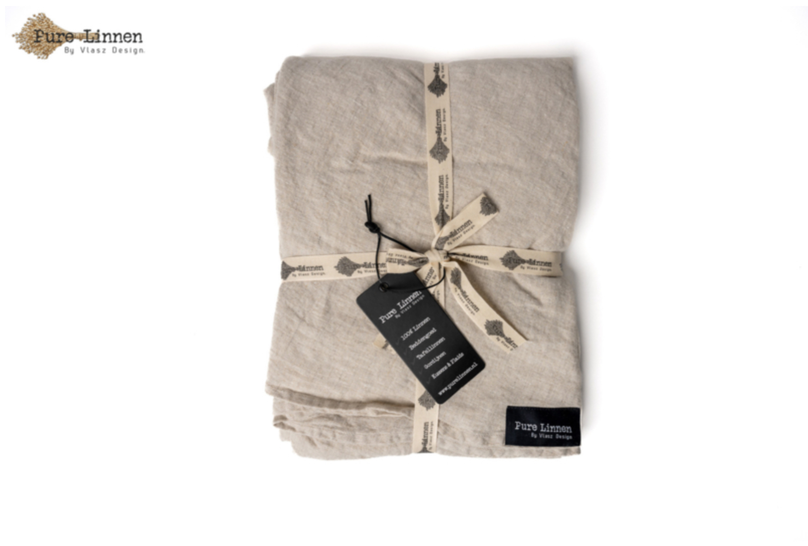 Pure Linnen tafelkleed Judith rond naturel