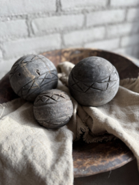 Houten deco bal