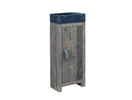 Driftwood toiletmeubel 1deurs