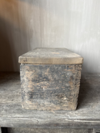 Unieke houten kistje