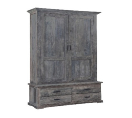 Driftwood kabinet Teun 2deurs en 4lades