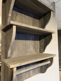Driftwood wandrek met houten stang
