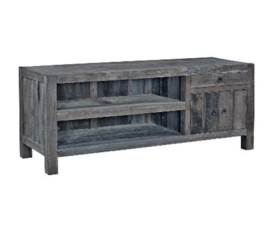 Driftwood tv meubel 2 deurs met lade en 2os