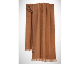Bufandy sjaal brushed solid chestnut