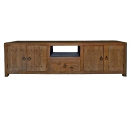 Rough TV dressoir met deuren open vak en lade