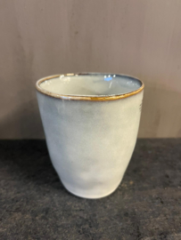 Servies mica tabo senseo beker met oor grijs
