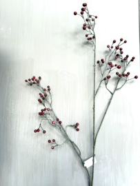 Kunsttak Berry spray 102cm