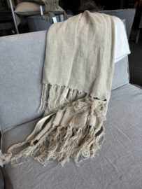 Aura Peeperkorn Senn linnen plaid 130x170