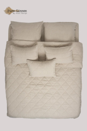Pure linnen sprei naturel diamond