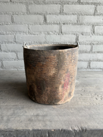 Unieke houten pot nr.2