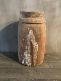 Nepalese houten pot XL nr.2