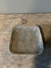 Houten schaal vierkant S