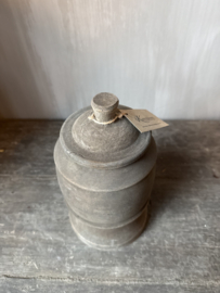 Luksa houten pot met deksel Anwar