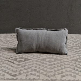 Luksa sierkussen 100% linnen taupe 60x30