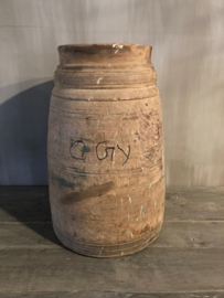 Nepalese houten pot XL nr.4