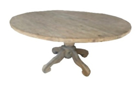 Rough ronde tafel op kolompoot