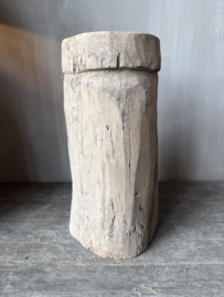 Nepalese houten pot XL nr.3