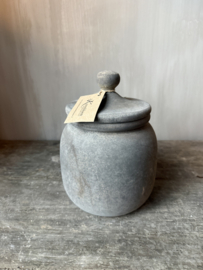 Luksa houten pot met deksel Halima S