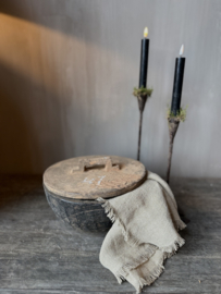 Unieke houten bak met deksel S nr.2