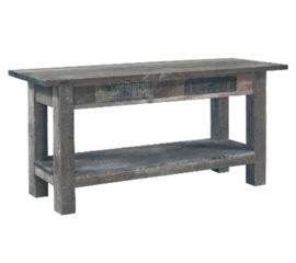 Driftwood sidetable dibah 2 lades en onderblad