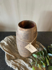Nepalese houten Kruik L nr.38