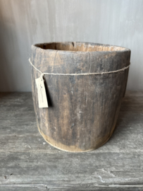 Luksa houten pot antiek nr.4