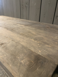Old barn salontafel met onderplank