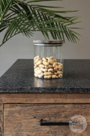 Glazen voorraadpot medium