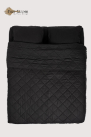 Pure linnen sprei zwart diamond