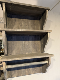 Driftwood wandrek met houten stang