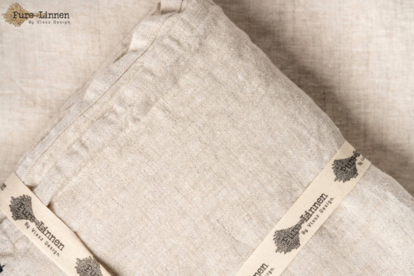 Pure Linnen servetten Leah naturel set van 2