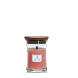 WoodWick candle melon & pink quartz