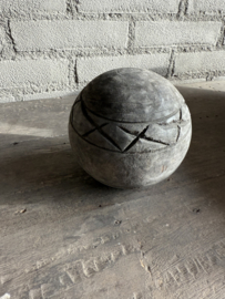 Houten deco bal