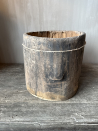 Luksa houten pot antiek nr.4