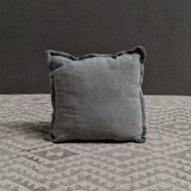 Luksa sierkussen 100% linnen taupe 40x40