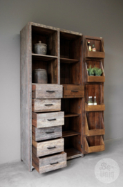 Voorraadkast Pantry oud hout