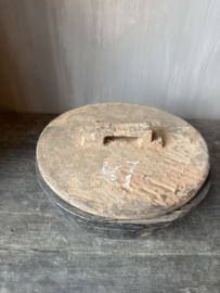 Unieke houten bak met deksel S nr.2