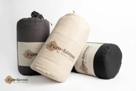 Pure linnen bedloper naturel strepen