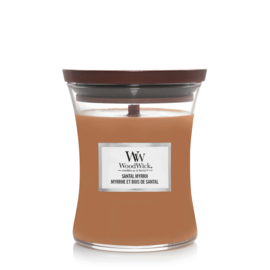 WoodWick candle santal myrrh