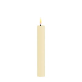 Deluxe led dinner candle cream 24cm