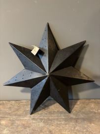 Metalen kerst ster hangend Kushi 60cm