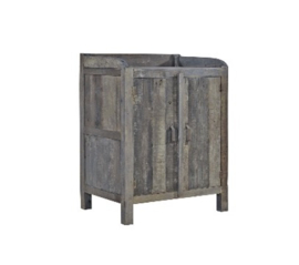 Driftwood commode diri -met opstaande rand