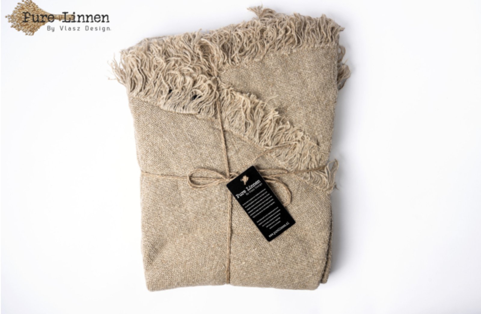 Pure Linnen tafelkleed rond 100% linnen Dora naturel